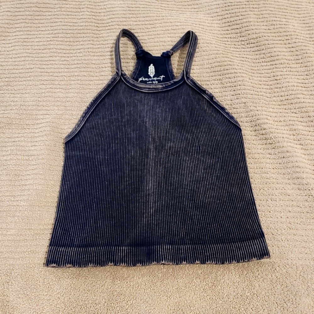 Free People Happiness Runs Long Crop Tank XS/S NWOT